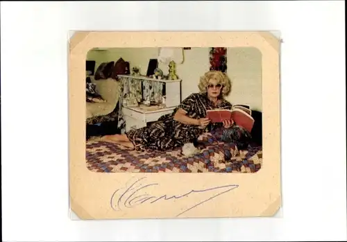 Autogrammkarte Schauspielerin Evelyn Künneke, Portrait, Autogramm