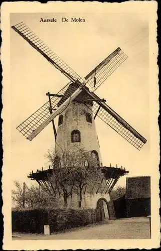 Ak Aarsele Westflandern, Mill