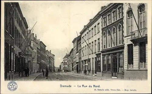 Ak Dixmude Dixmude Westflandern, La Rue du Nord