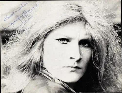 Foto Schauspielerin Linda Henry, Portrait, Autogramm