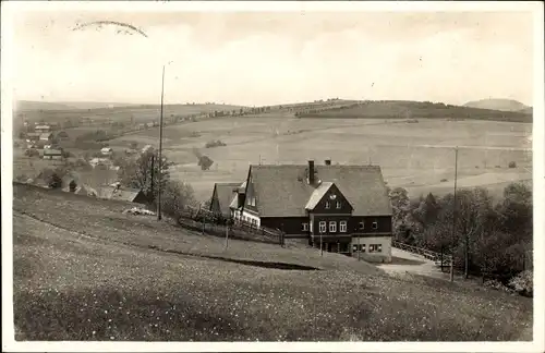 Ak Lauenstein Altenberg im Erzgebirge, Schülerheim der Höheren Handelslehranstalt, Unterlöwenhain