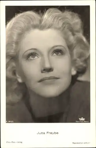 Ak Schauspielerin Jutta Freybe, Portrait