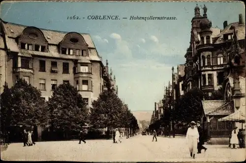 Ak Koblenz am Rhein, Hohenzollernstraße