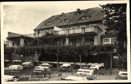 Ak Jauernick Buschbach Markersdorf Oberlausitz, Kreuzbergbaude