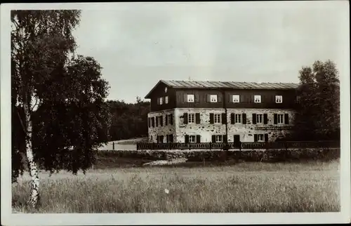 Ak Großsteinberg Grethen Parthenstein in Sachsen, Leipziger Naturfreundehaus