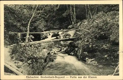 Ak Brodenbach an der Mosel, Boppard, Ehrbachtal, Klamm