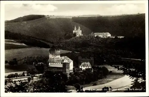 Ak Obernhof an der Lahn, Kloster Arnstein, Lahntal