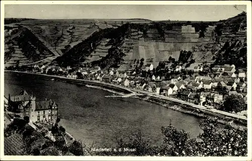 Ak Niederfell an der Mosel, Panorama