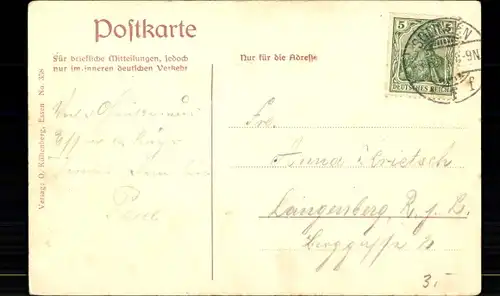 Ak Essen im Ruhrgebiet, Stadtgarten, Ruderboot, Ente