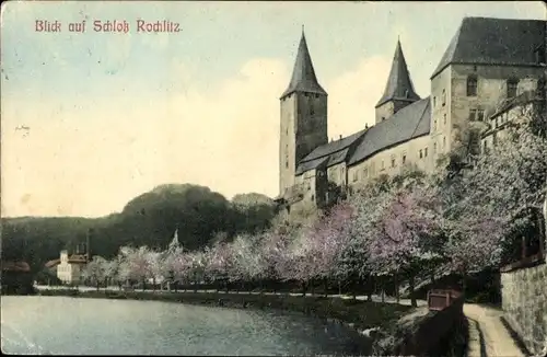 Ak Rochlitz an der Mulde Sachsen, Schloss