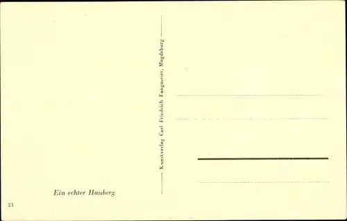 Ak Nordseebad Sankt Peter Ording, Hauberg
