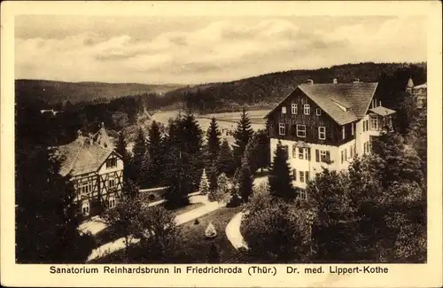 Ak Friedrichroda im Thüringer Wald, Sanatorium Reinhardsbrunn, Dr. med. Lippert-Kothe
