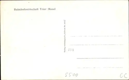 Ak Trier an der Mosel, Blick vom Weißhaus auf die Stadt