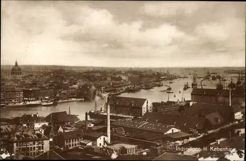 Ak København Kopenhagen Dänemark, Gesamtansicht