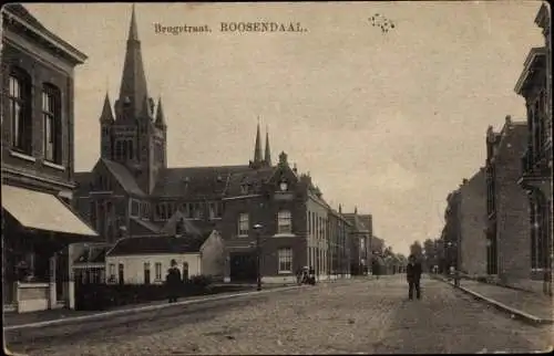 Ak Roosendaal Nordbrabant Niederlande, Brugstraat