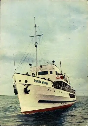 Ak-Schiff der Danziger Küstenschifffahrt Miss Wodna