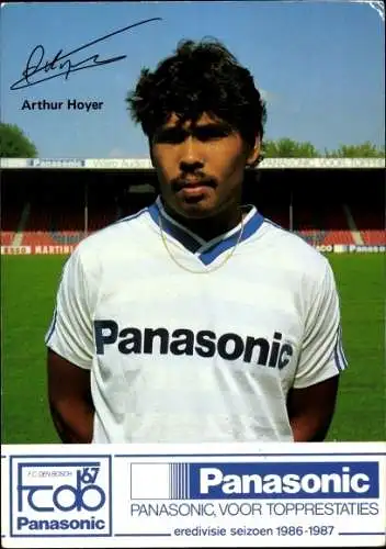 Autogrammkarte Fußballspieler Arthur Hoyer