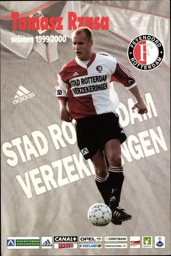Ak Fußballspieler Tomasz Rzasa, Feyenoord Rotterdam