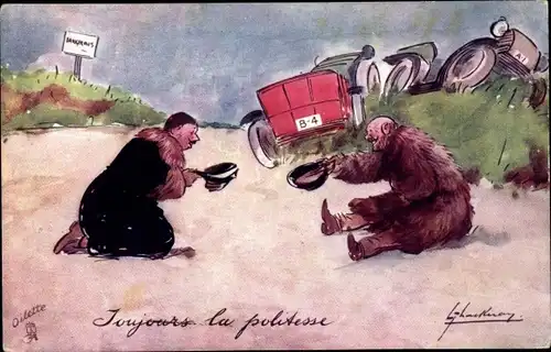 Künstler Ak Thackeray, Lance, Autounfall, Ways of Motors