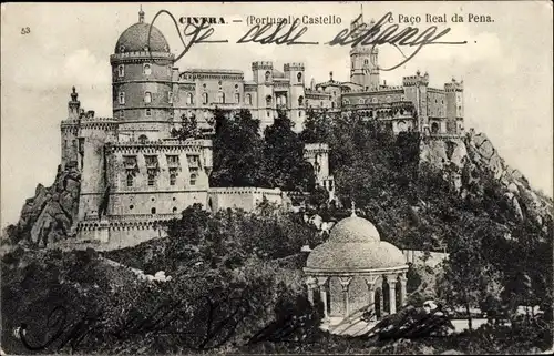 Ak Sintra Cintra Portugal, Schloss