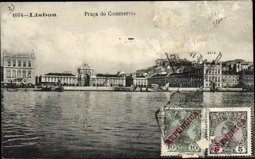 Ak Lisboa Lissabon Portugal, Praca do Commercio