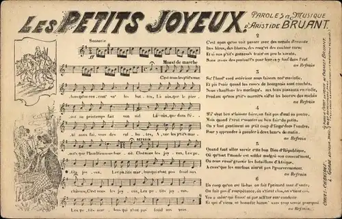Lied Ak Les Petits Joyeux, Wir sind es, die wir vorbeiziehen sehen...