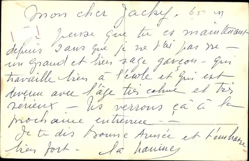 Ak Fröhliches Neujahr, Kinder bauen einen Schneemann