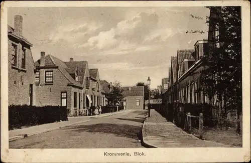 Ak Krommenie Zaanstad Nordholland Niederlande, Blok., Blick auf das Dorf