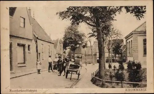 Ak Krommenie Zaanstad Nordholland Niederlande, Noorderhoofdstraat