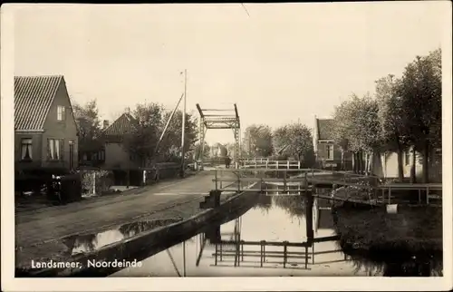 Ak Landsmeer Nordholland Niederlande, Noordeinde, Brücke