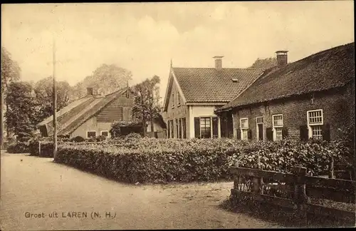 Ak Laren Nordholland Niederlande, Blick auf das Dorf, Häuser