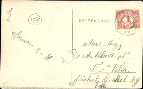 Ak Muiden Nordholland Niederlande, Naarder Straat