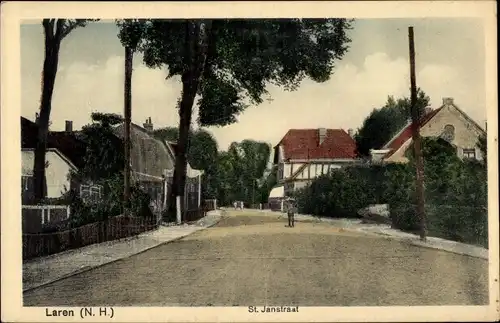 Ak Laren Nordholland Niederlande, St. Janstraat