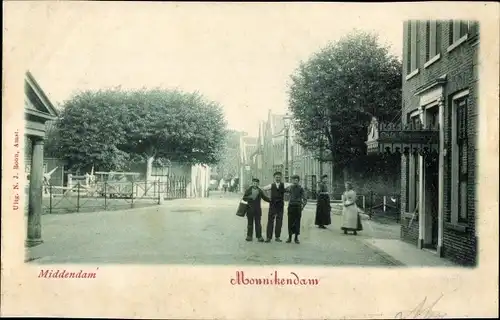 Ak Monnikendam Waterland Nordholland Niederlande, Middendam