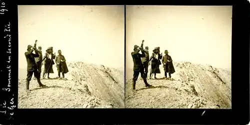 Stereo Foto Pyrénées Atlantiques, Pic de Ger