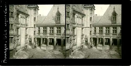 Stereo Foto Bourges Cher, Altes Haus