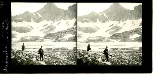 Stereo Foto Pyrénées Atlantiques, Lacs d'Arrémoulit, l'Ariel