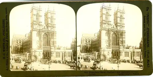 Stereo Foto London City, Westminster Abbey