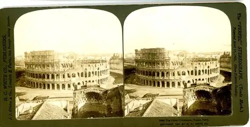 Stereo Foto Roma Rom Lazio, Kolosseum