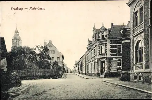 Ak Frohburg in Sachsen, Amtsgasse