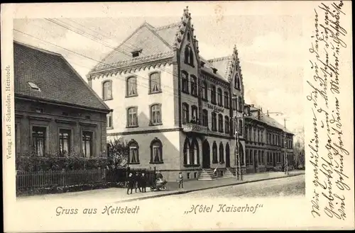 Ak Hettstedt im Südharz, Hotel Kaiserhof