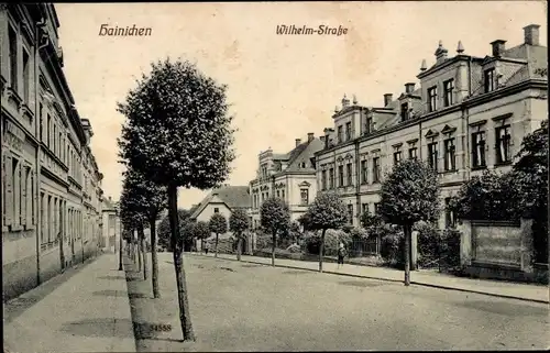 Ak Hainichen in Sachsen, Wilhelmstraße