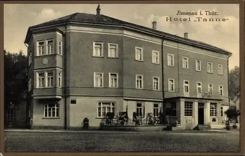 Ak Ilmenau in Thüringen, Hotel Weinhandlung Tanne