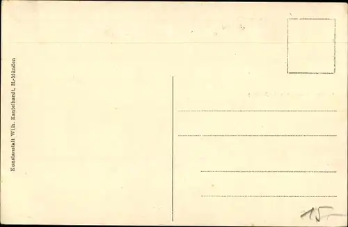 Ak Wiershausen Hann. Münden in Niedersachsen, Totale, Gastwirtschaft von F. Nolting