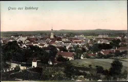 Ak Radeburg in Sachsen, Totalansicht