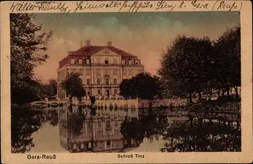 Ak Tinz Gera in Thüringen, Schloss