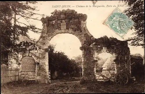 Ak Saint Jouin Bruneval Seine Maritime, Chateau de la Marguerite