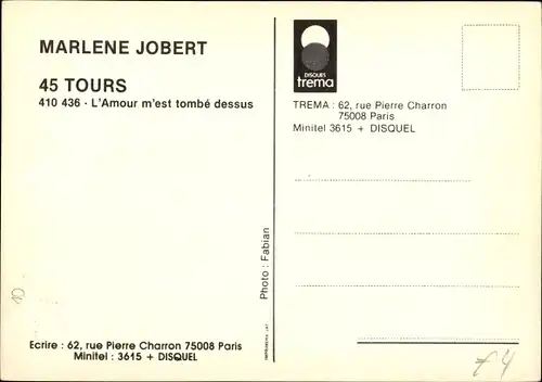 Ak Schauspielerin Marlene Jobert, Portrait, Autogramm