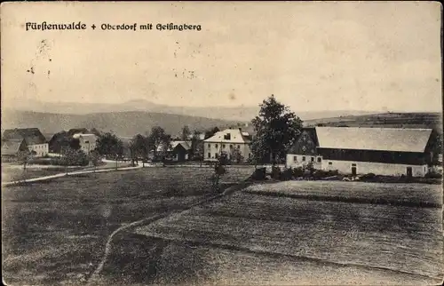 Ak Fürstenwalde Geising Altenberg Erzgebirge, Oberdorf, Geisingberg