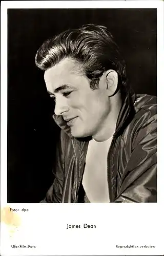 Ak Schauspieler James Dean, Portrait